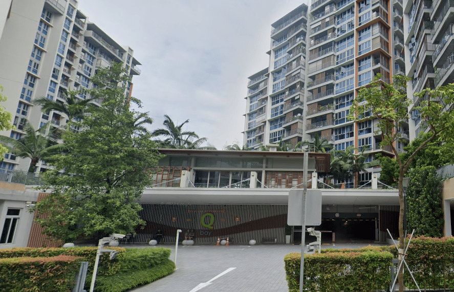 q bay residence entrance