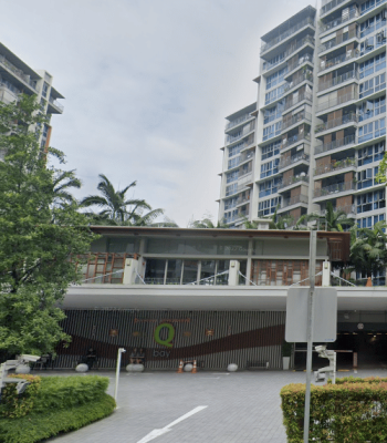 q bay residence entrance